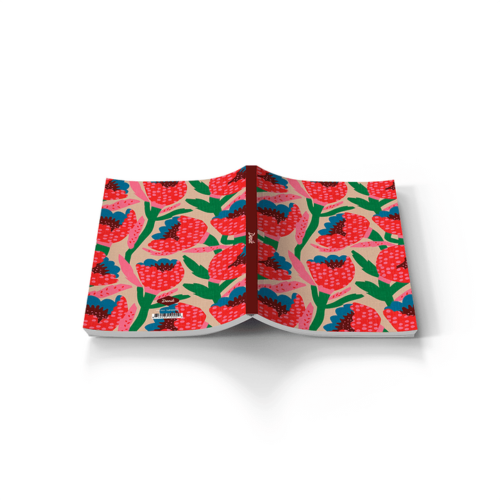 Denik paper Peony Soft Touch Classic Layflat Notebook
