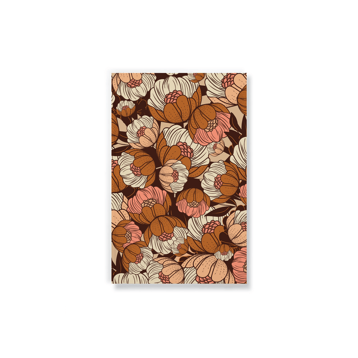 Denik paper Rustic Blossoms Soft Touch Classic Layflat Notebook