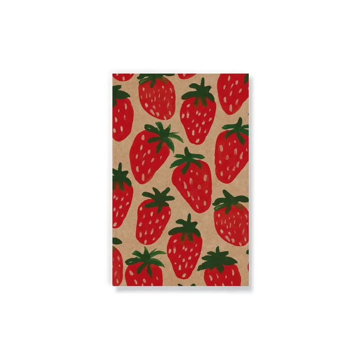 Denik Paper Strawberries Classic Layflat Notebook