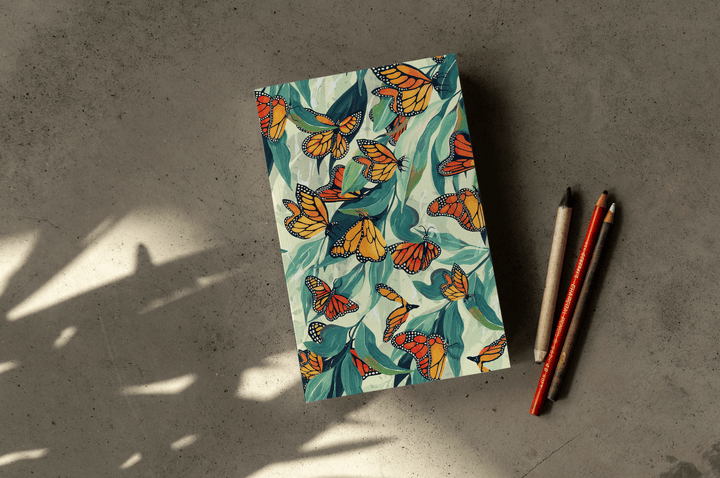 Denik paper The Monarch Soft Touch Classic Layflat Notebook