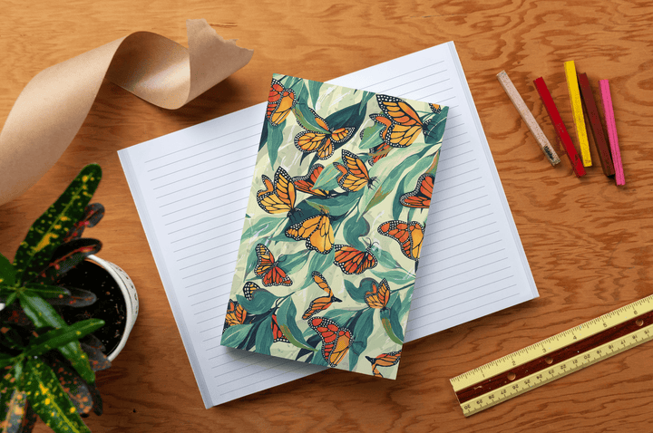 Denik paper The Monarch Soft Touch Classic Layflat Notebook