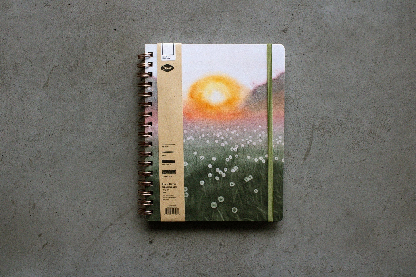 Denik Sketchbook Dewy Morning Hardcover Spiral Sketchbooks