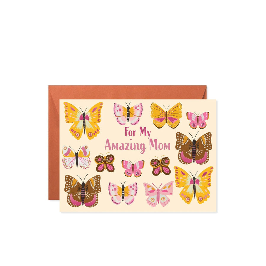 Design Design birthday card Beautiful Butterflies For Mom Birthday Card