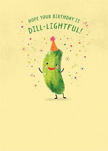 Design Design birthday card Dill-lightful Birthday