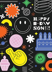 Design Design birthday card Tween Icons Bday