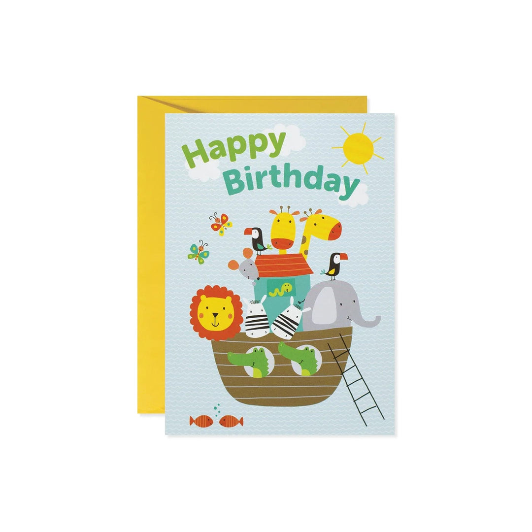 Design Design Card Ark of Birthday Animals