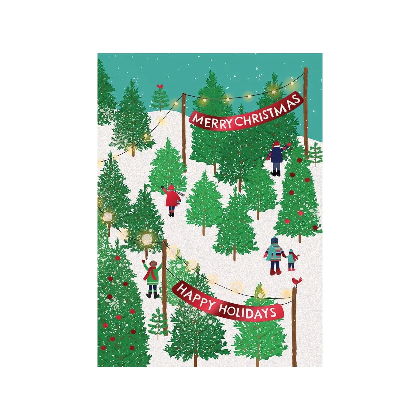 Christmas Tree Lot Card Paper Luxe