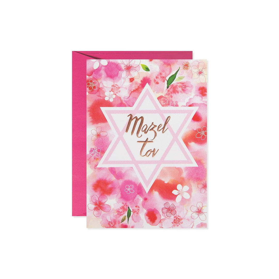 Design Design Card Mazel Tov Floral