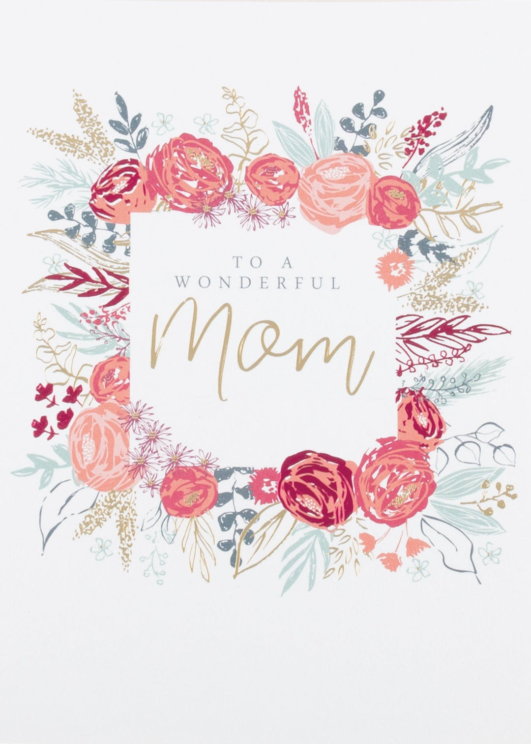 Design Design Card Mom Cube In Flowers