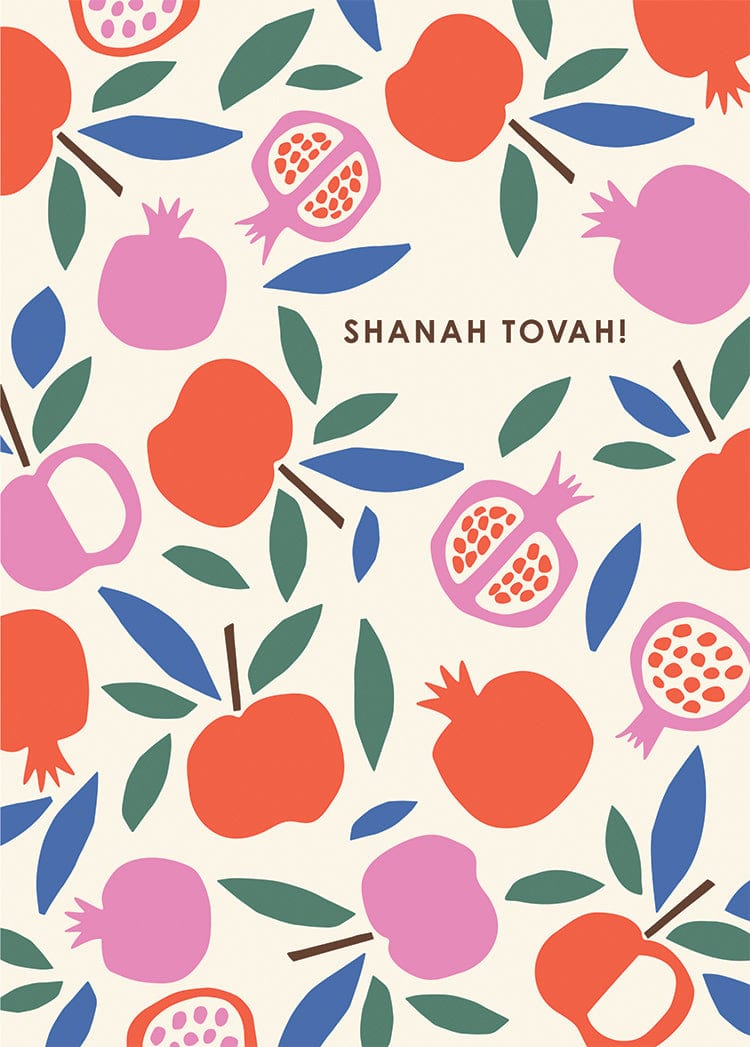 Design Design Card Pomegranate Shanah Tovah Card