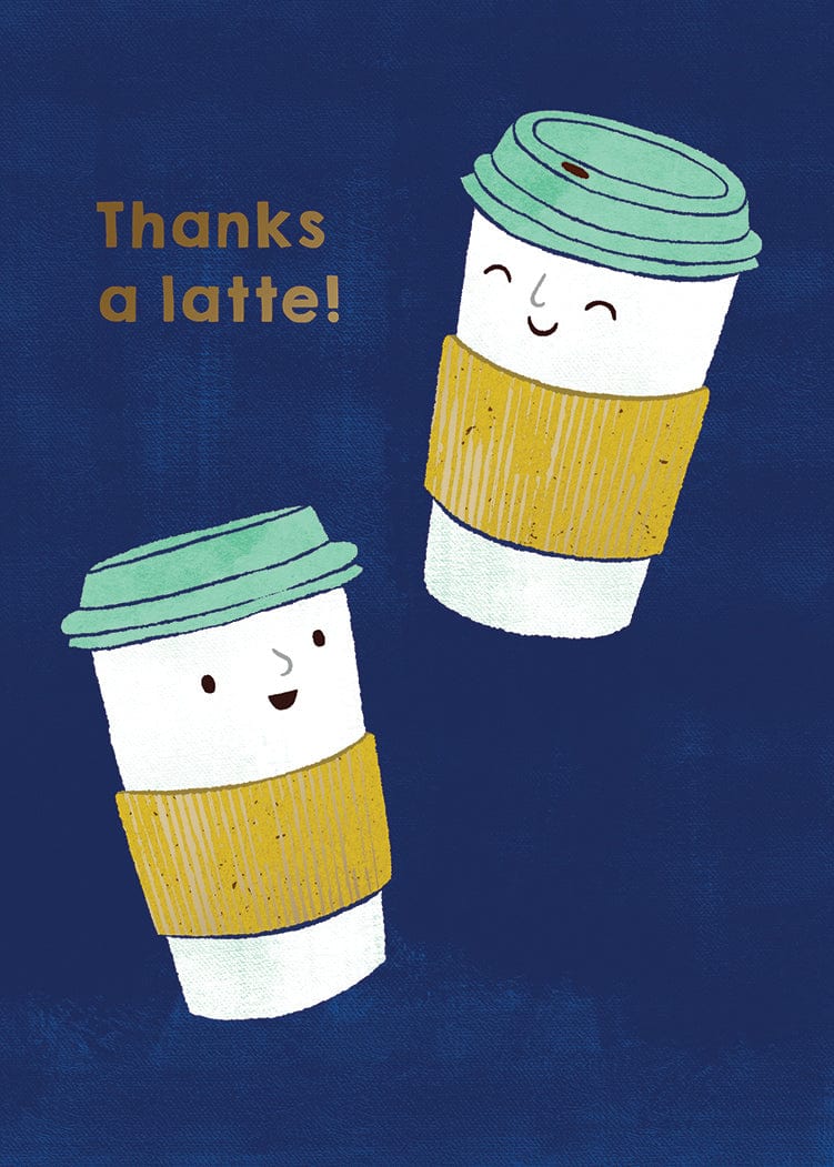 Design Design Card Two To-Go Coffee Cups Card