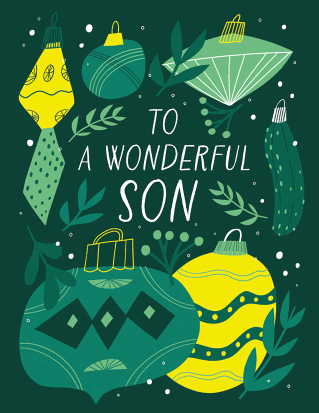 Design Design Cards Any Gift Under the Tree Son Greeting Card