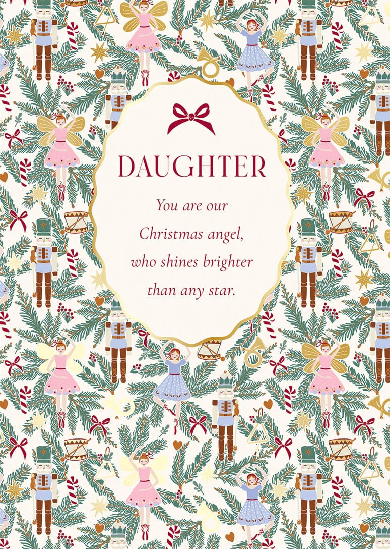 Design Design Cards Brightest Star Daughter Greeting Card