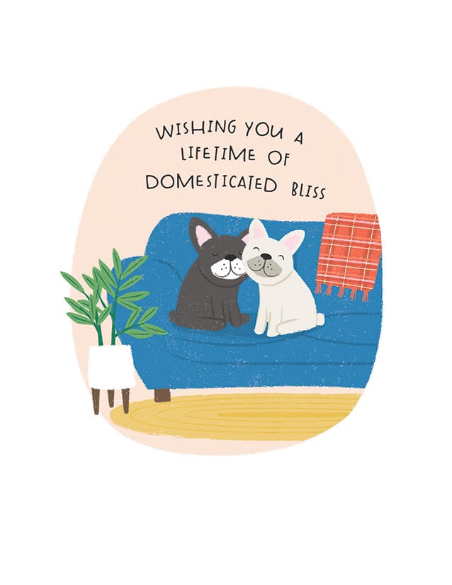 Design Design Cards Domesticated Bliss Greeting Card