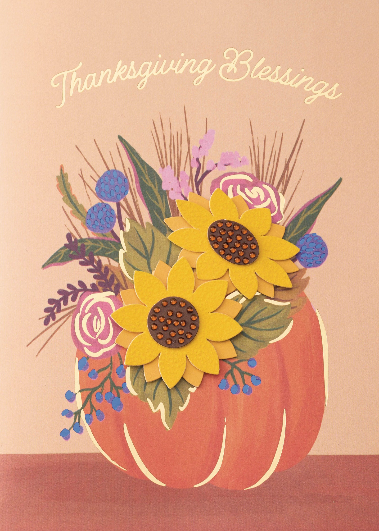 Design Design Cards Floral Unending Blessings Greeting Card