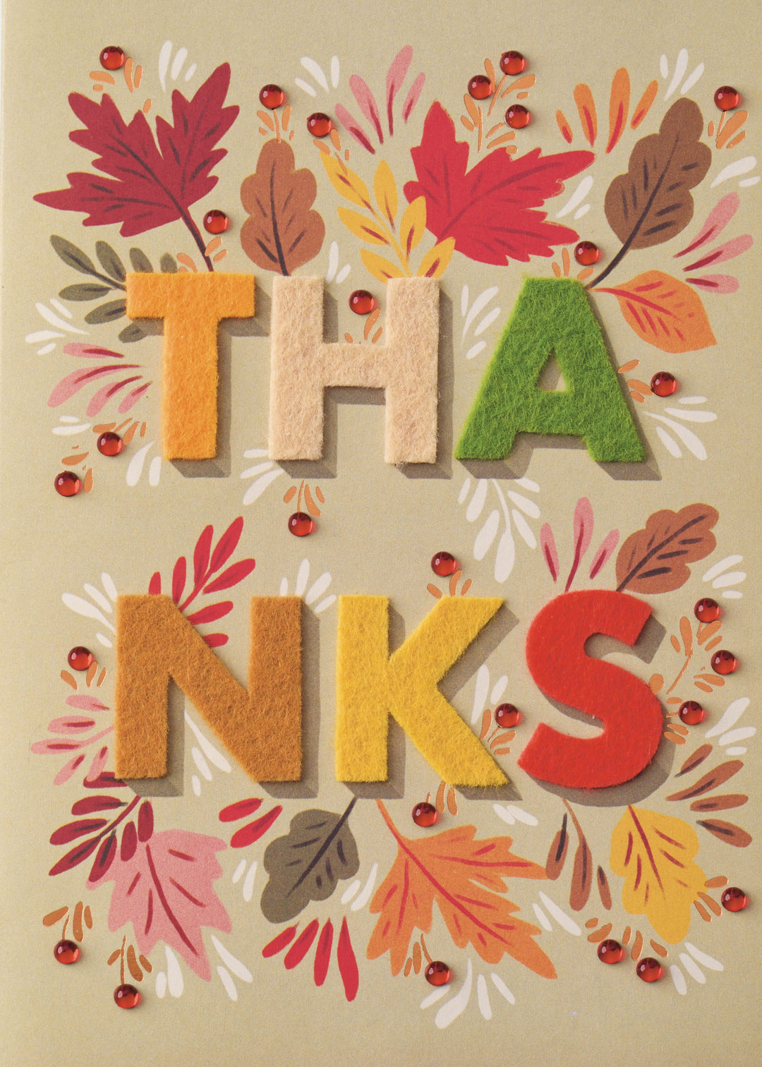 Design Design Cards Golden Thanks Greeting Card