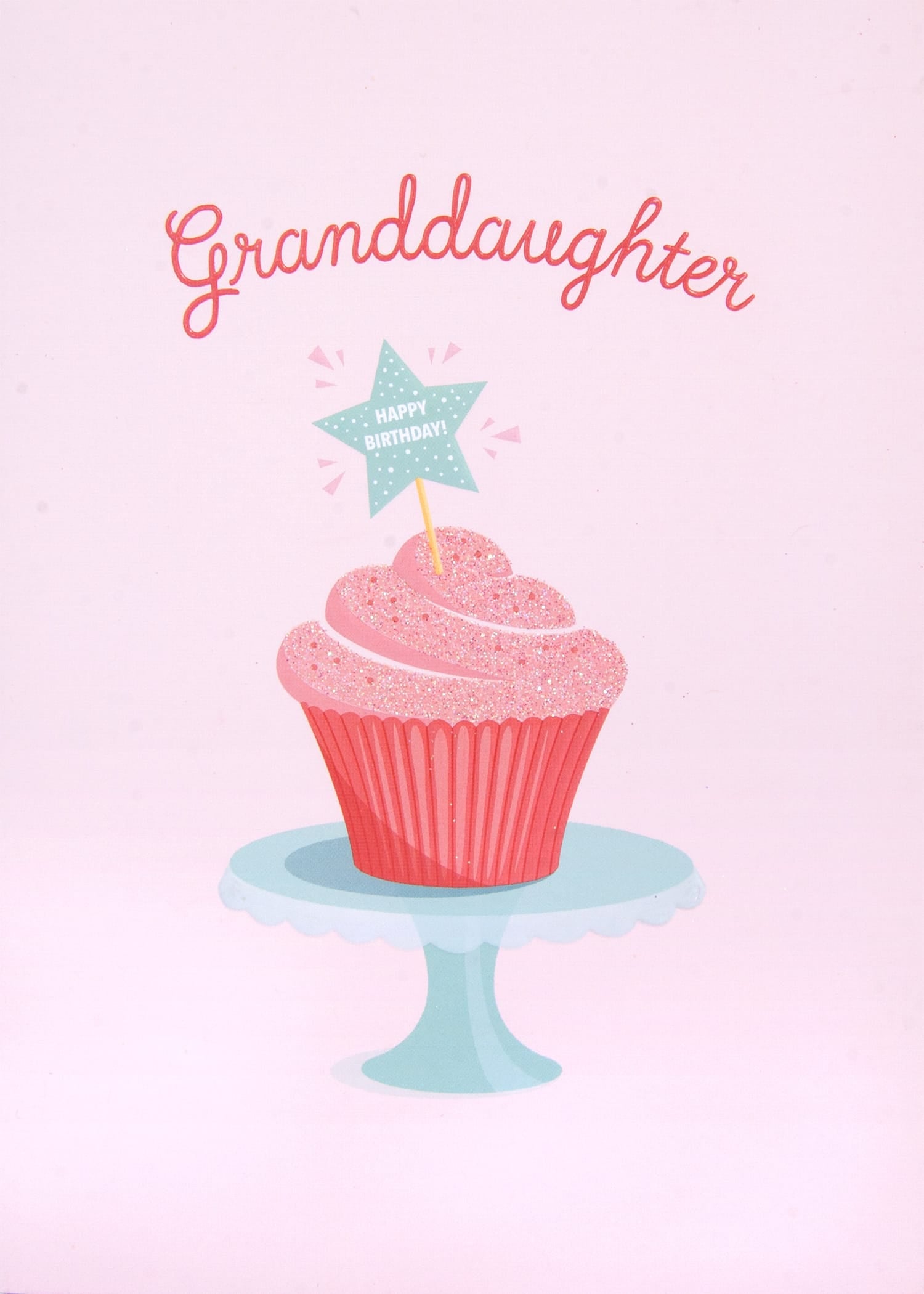 Design Design Cards Granddaughter Cupcake Greeting Card