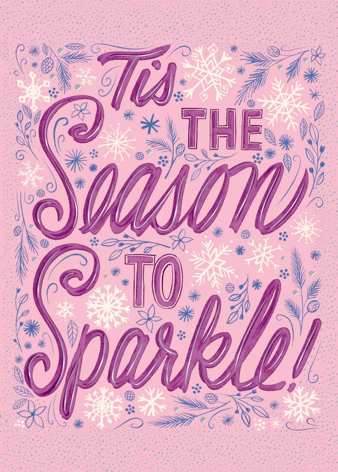 Design Design Cards Granddaughter Season to Sparkle Greeting Card