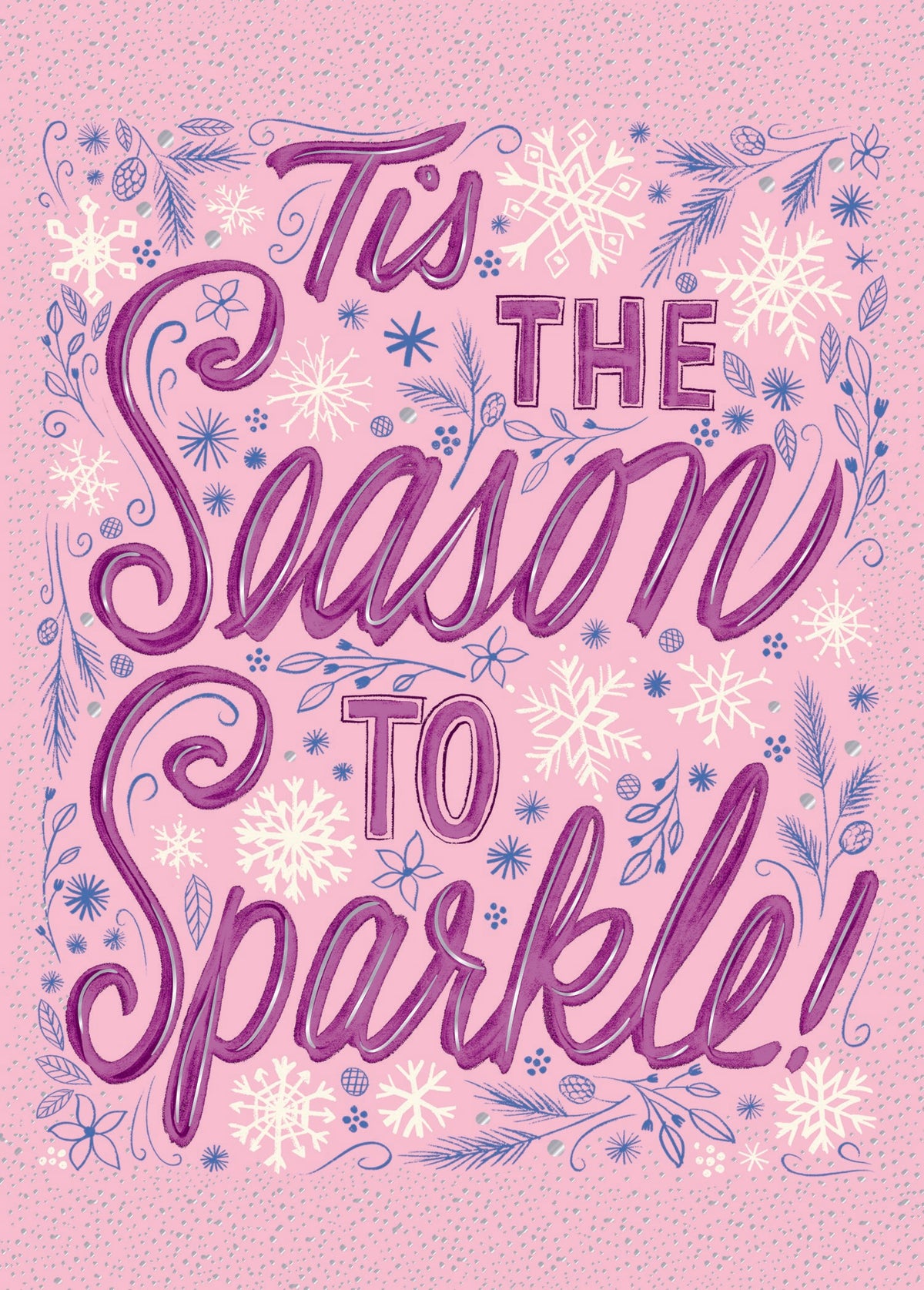 Design Design Cards Granddaughter Season to Sparkle Greeting Card