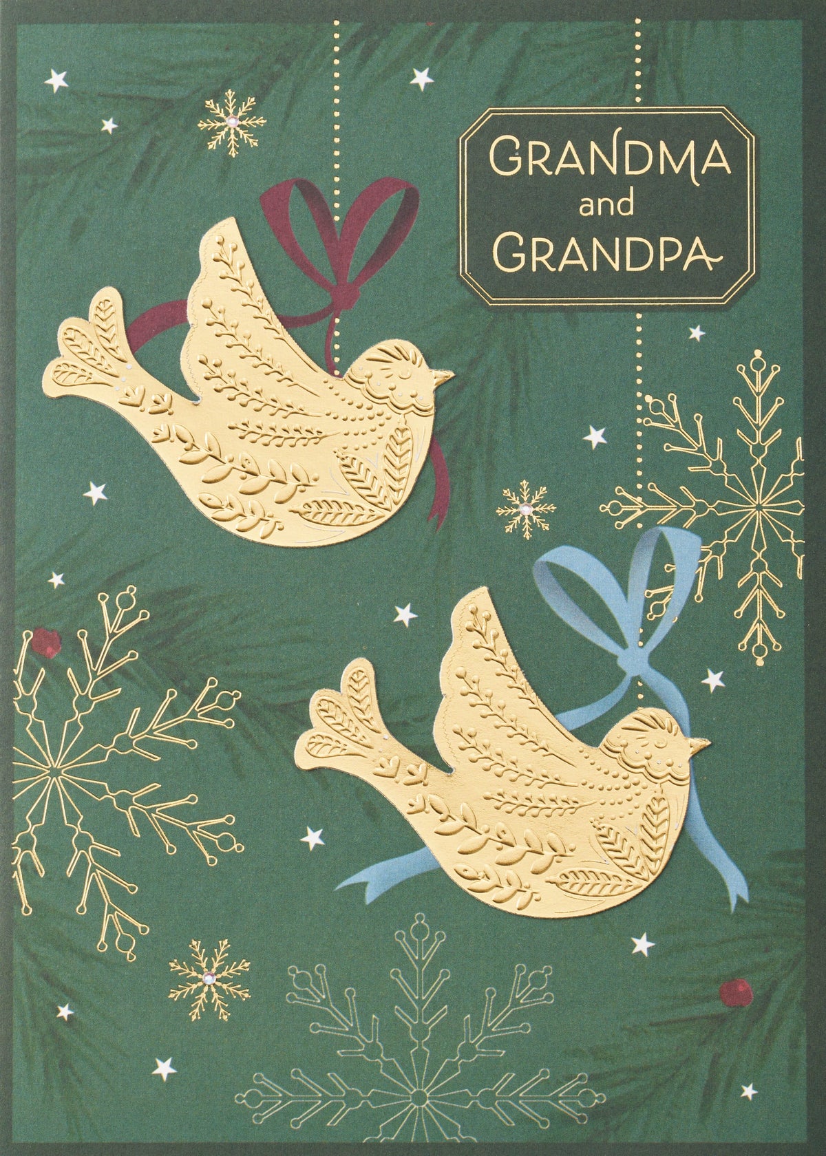 Design Design Cards Grandparents Golden Holiday Love Greeting Card
