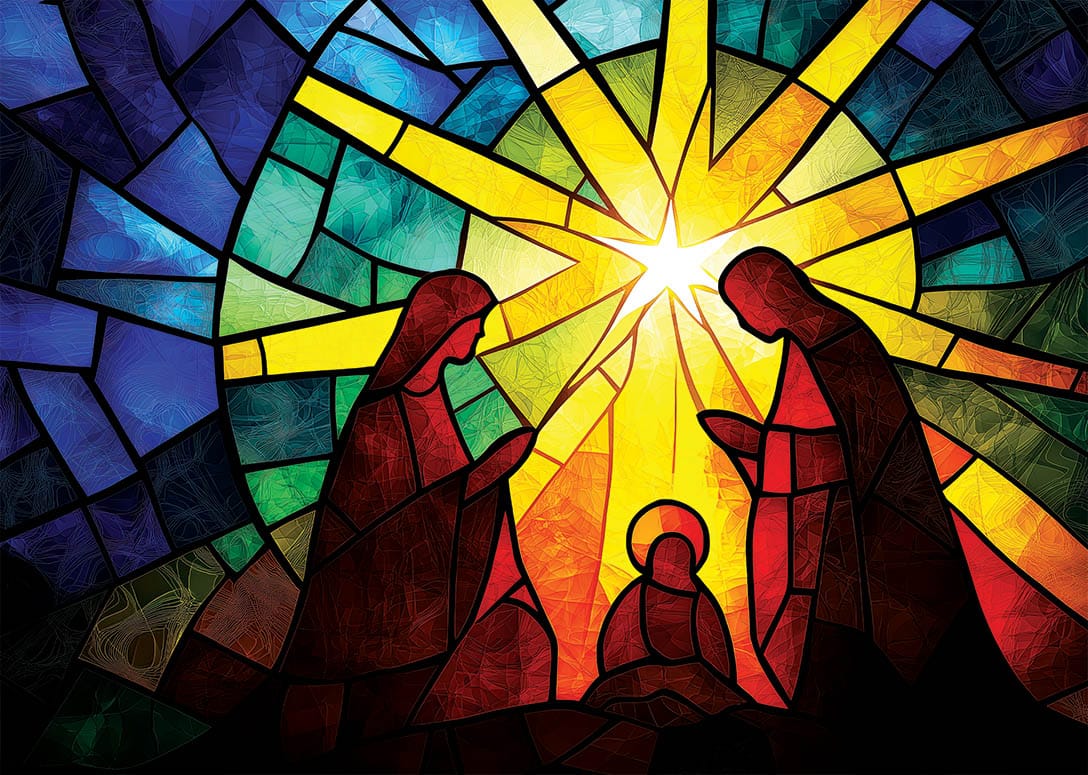 Design Design Cards Holy Night Light Greeting Card