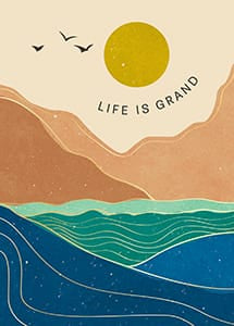 Design Design Cards Life is Grand Retirement
