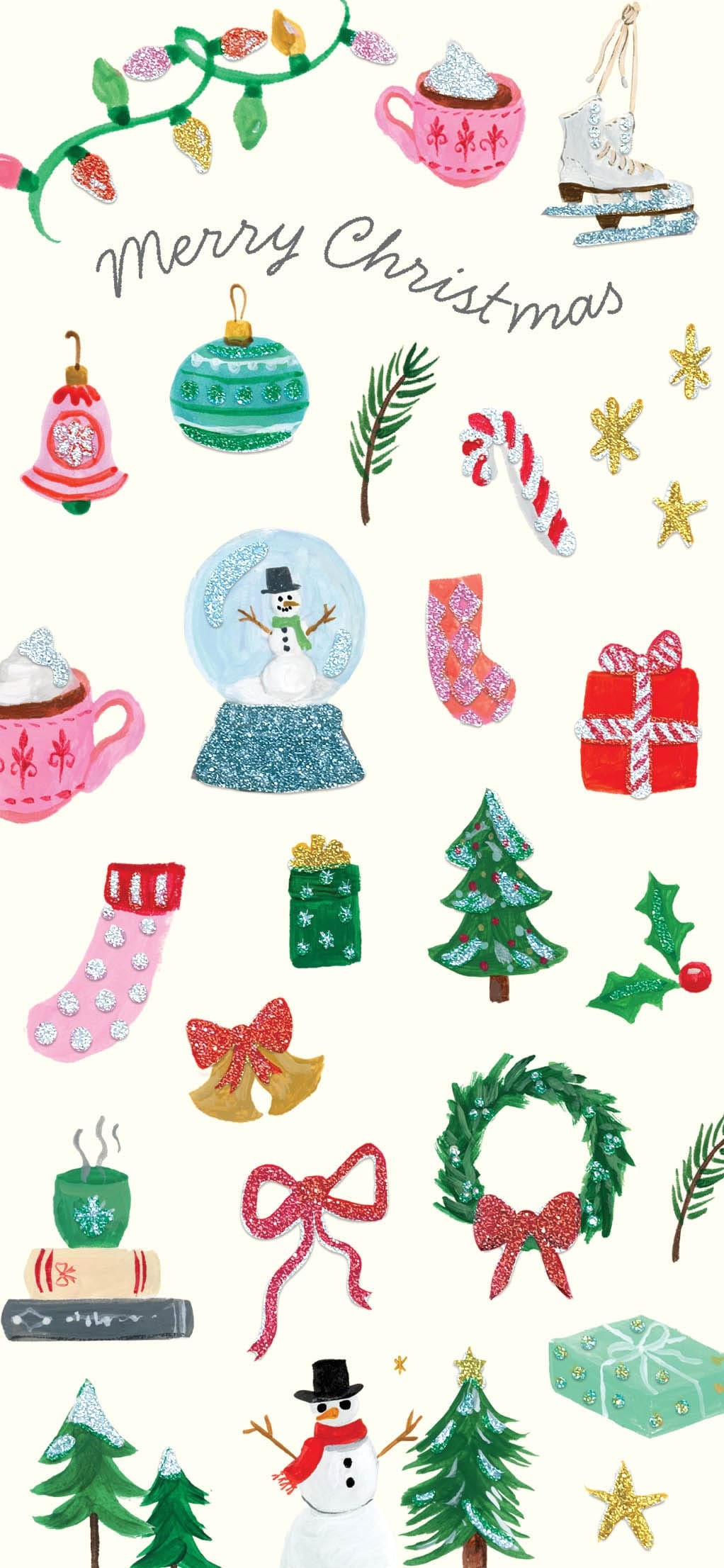 Design Design Cards Merry Tiny Tidings Greeting Card Hang Pack