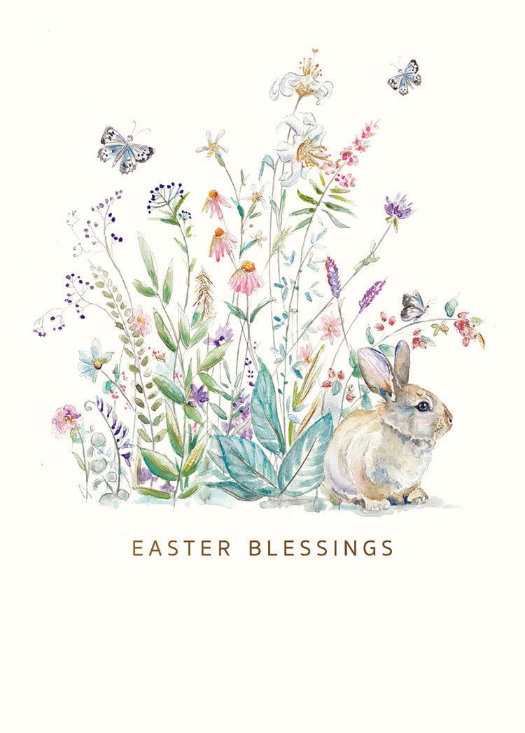 Design Design Cards Watercolor Easter Field Greeting Card