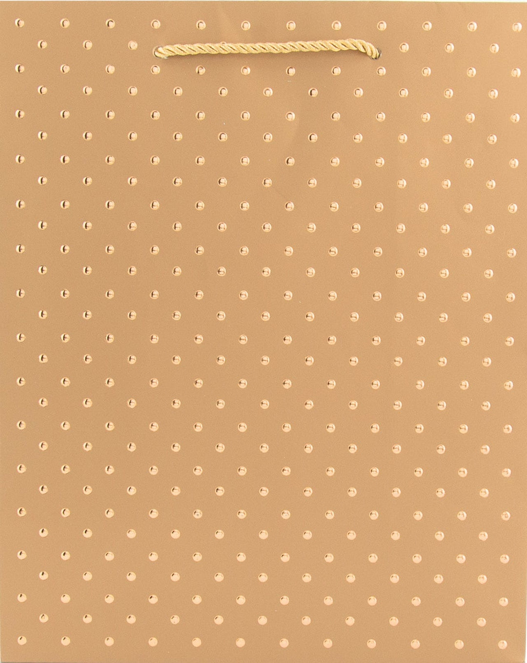 Design Design Gift Bag Gold Swiss Dot Gift Bag - Gold Medium