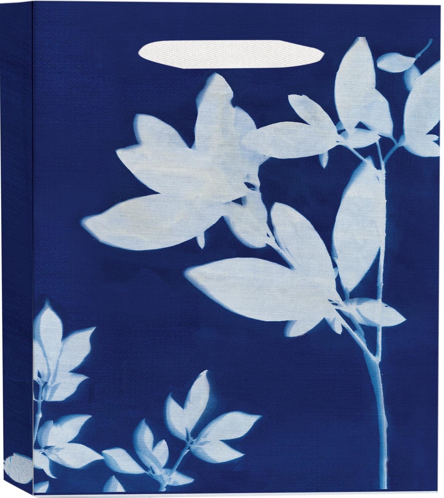 Design Design Gift Bag Indigo Floral Tote Gift Bag