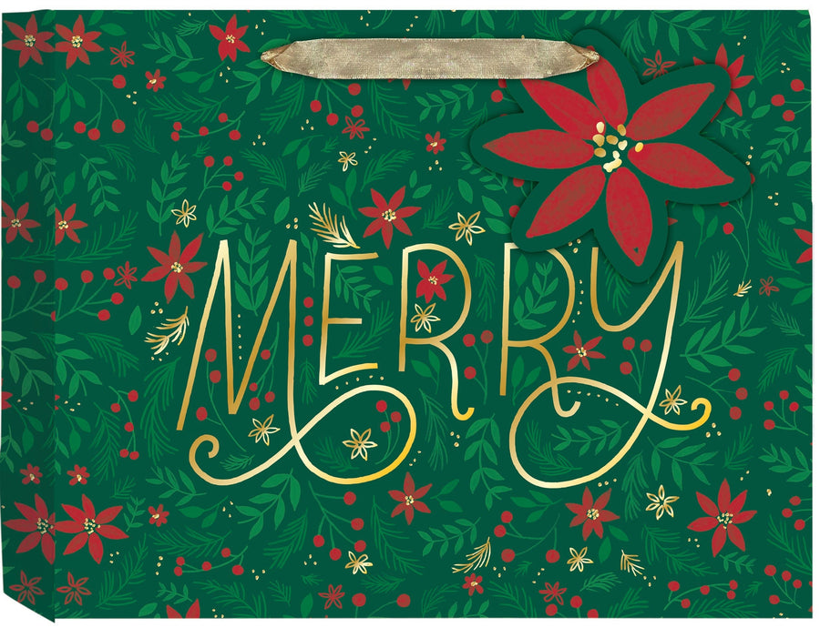Design Design Gift Bag Merry Floral Merry Gift Bag - Large