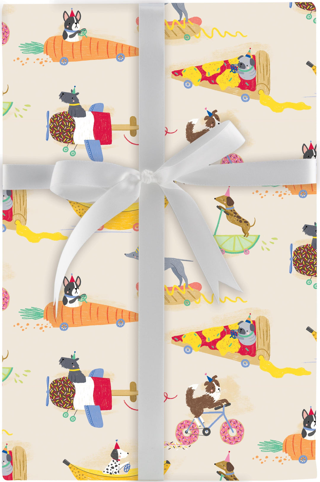 Design Design Gift Wrap Pawty Pups Roll Wrap