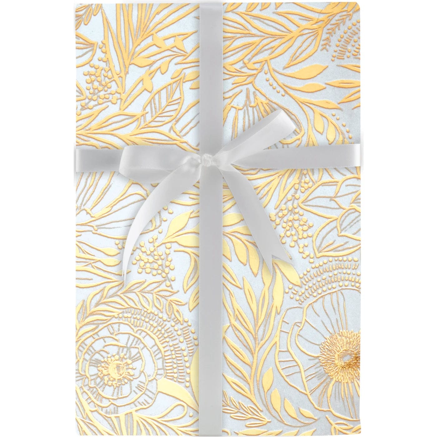 Design Design Gift Wrapping Golden Floral Gift Wrapping