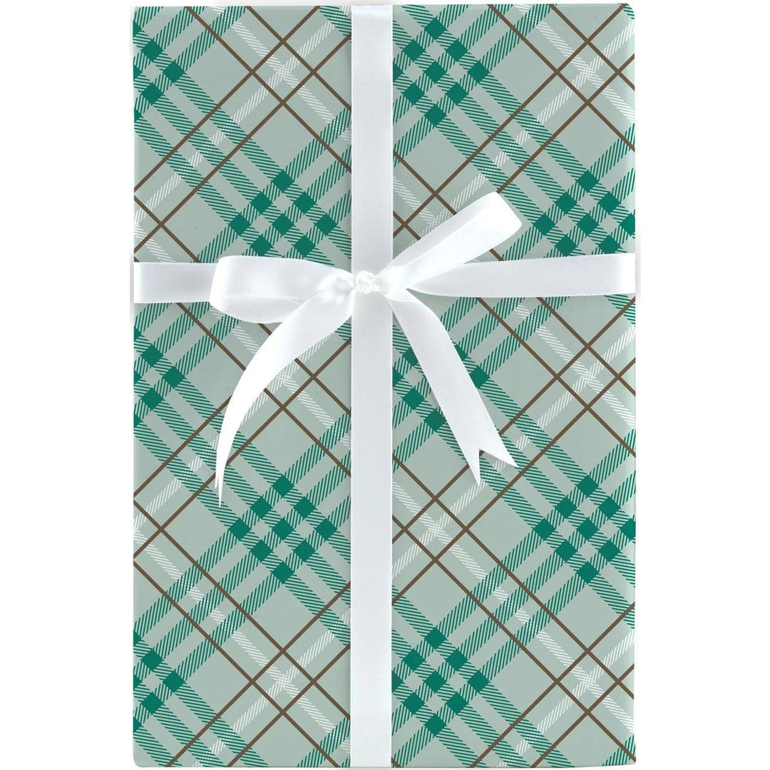 Design Design Gift Wrapping Majestic Winter Plaid Gift Wrap