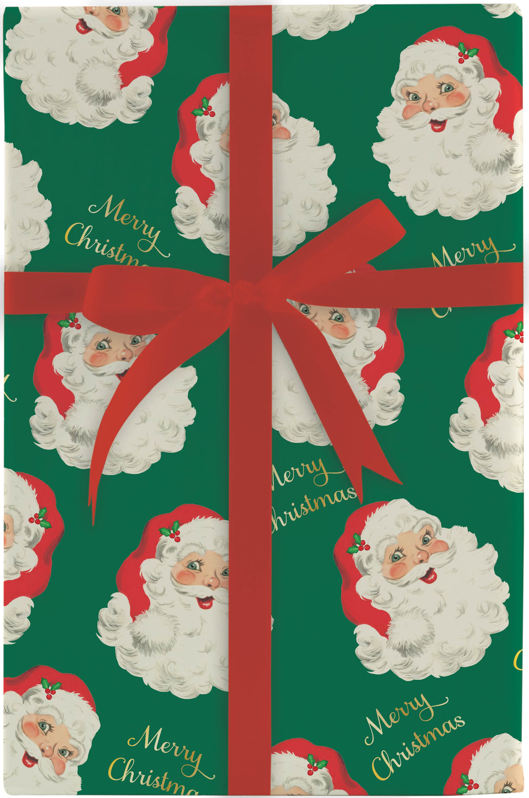 Design Design Holiday Classic Santa Jumbo Roll Wrap