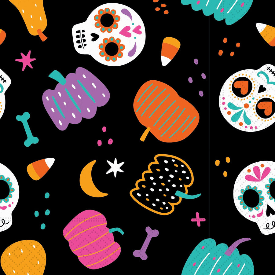 Design Design Holiday Day of the Dead Luncheon Napkin