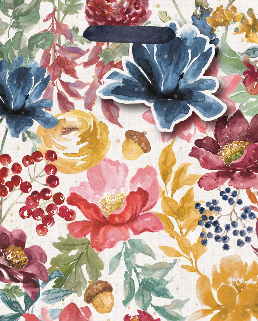 Design Design Holiday Fall Florals Small Gift Bag