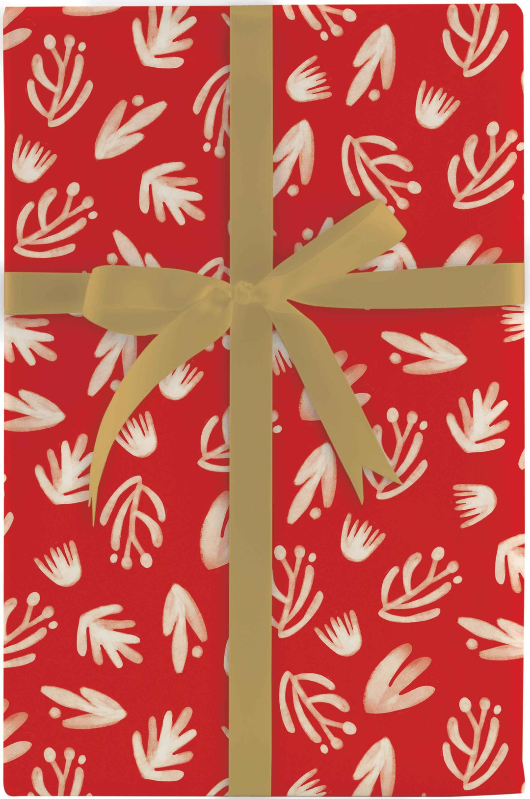 Design Design Holiday Joyful Prancer-Tracks Gift Wrap