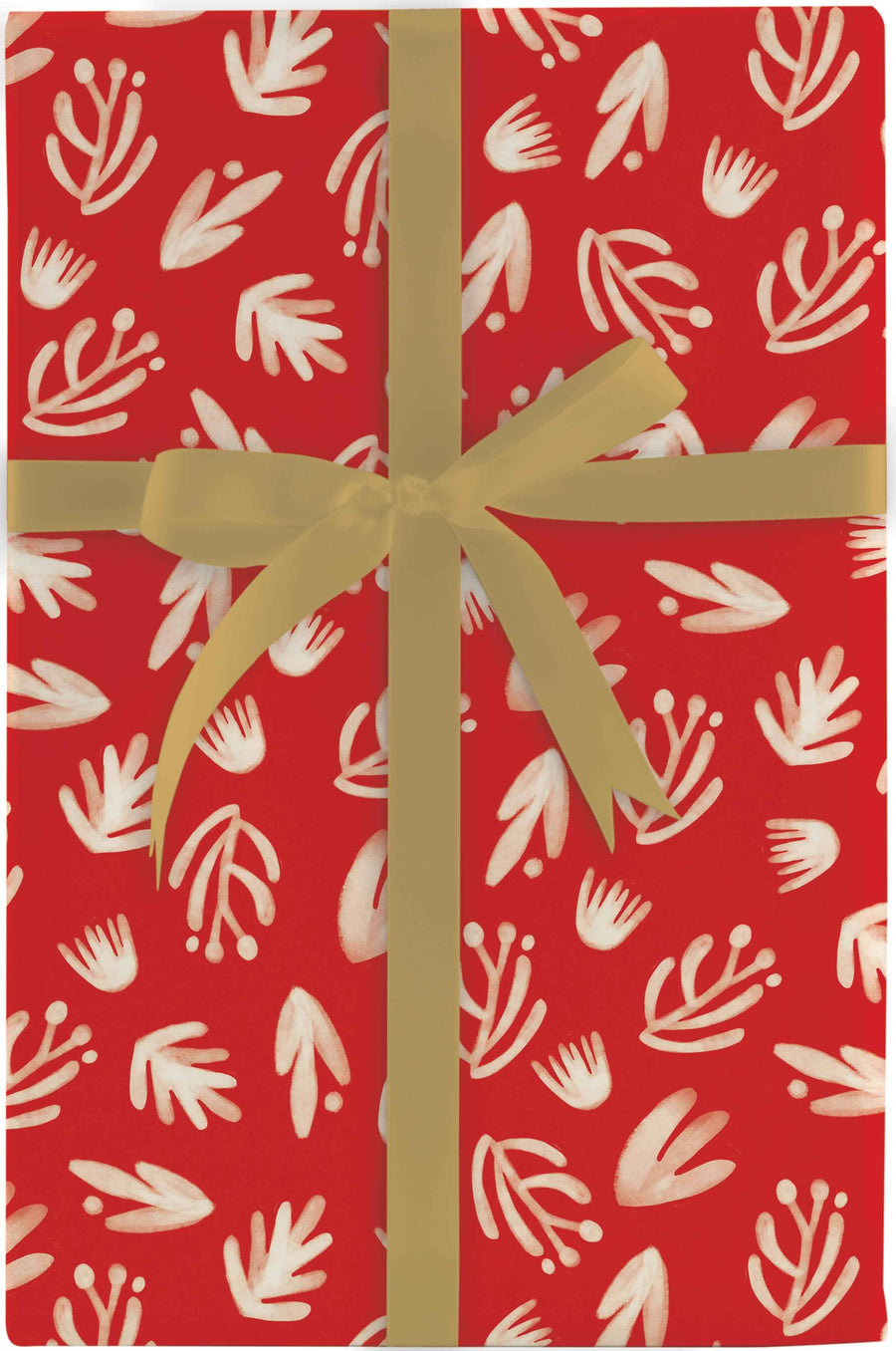 Design Design Holiday Joyful Prancer-Tracks Gift Wrap