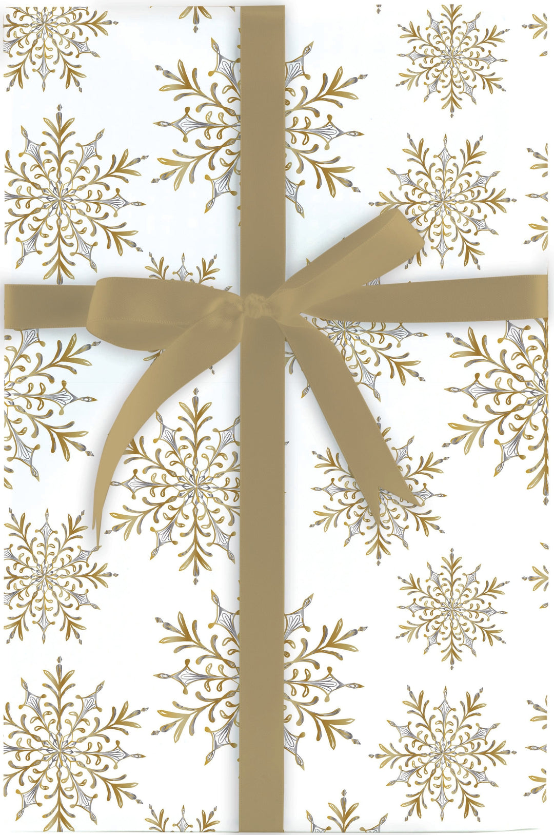 Design Design Holiday Luxe Snowflake Jumbo Roll Wrap