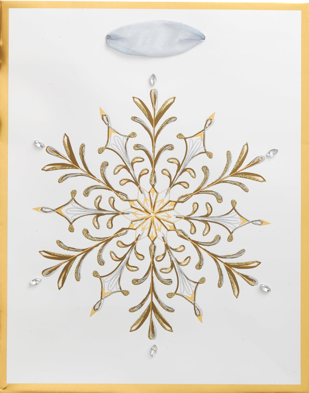 Design Design Holiday Luxe Snowflake Medium Tote Bag