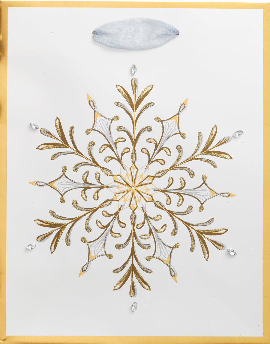 Design Design Holiday Luxe Snowflake Medium Tote Bag