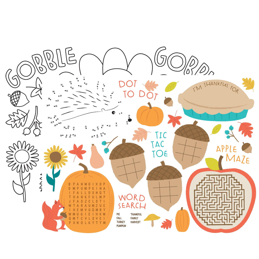 Design Design Holiday Turkey Feast Placemat