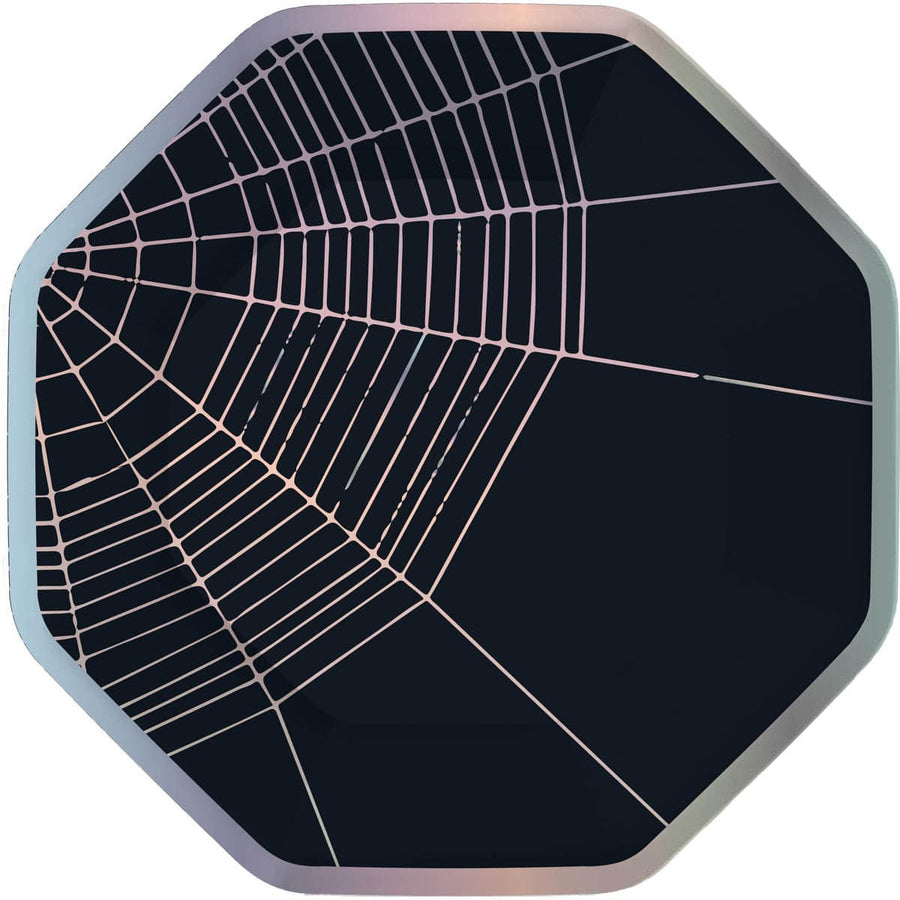 Design Design Holiday Twilight Web Paper Dessert Plate