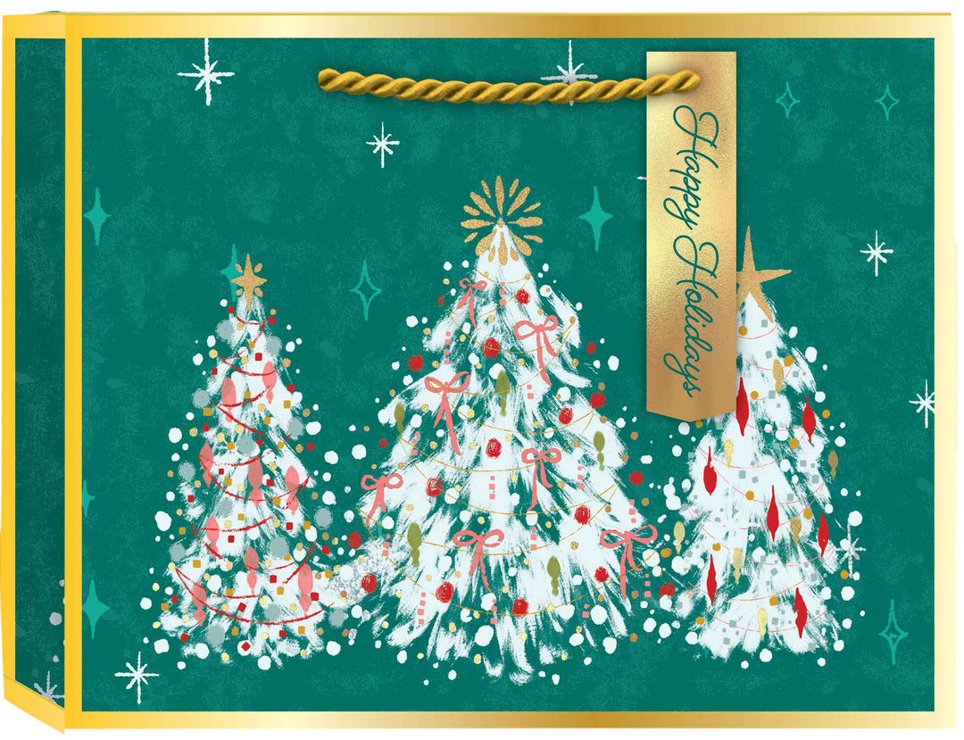 Design Design Holiday Vintage Tree Gift Bag - Medium