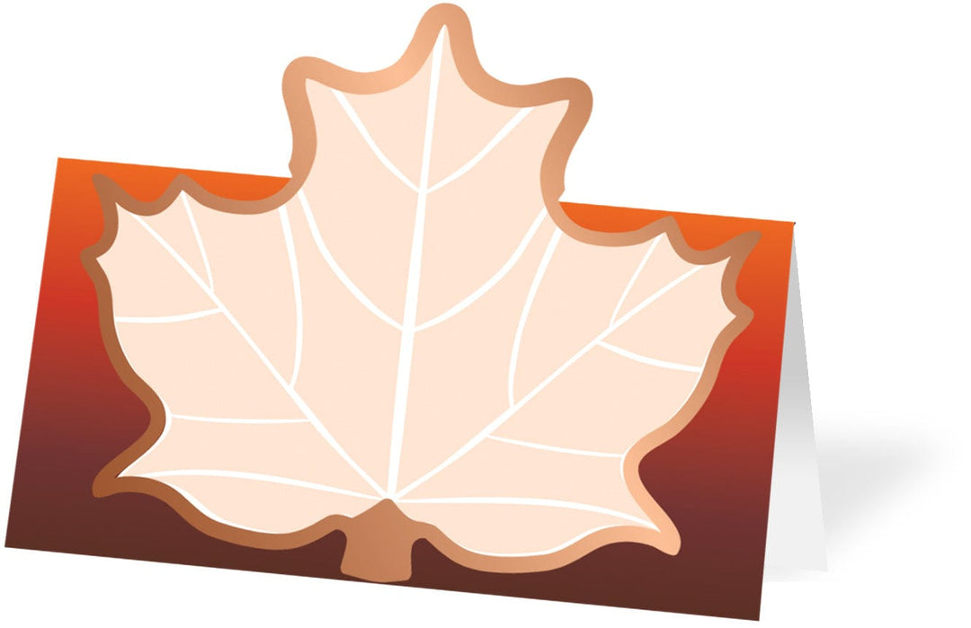 Design Design Lustrous Leaf Placecards