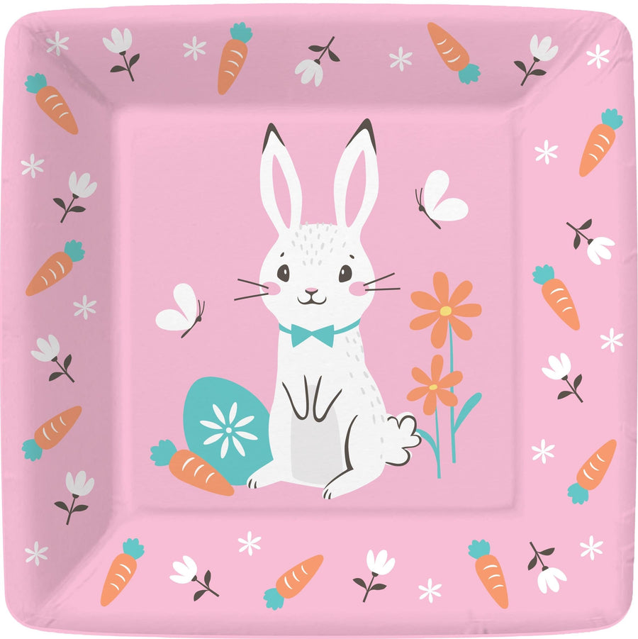 Design Design paper plates Retro Bunnies Paper Dessert Plate