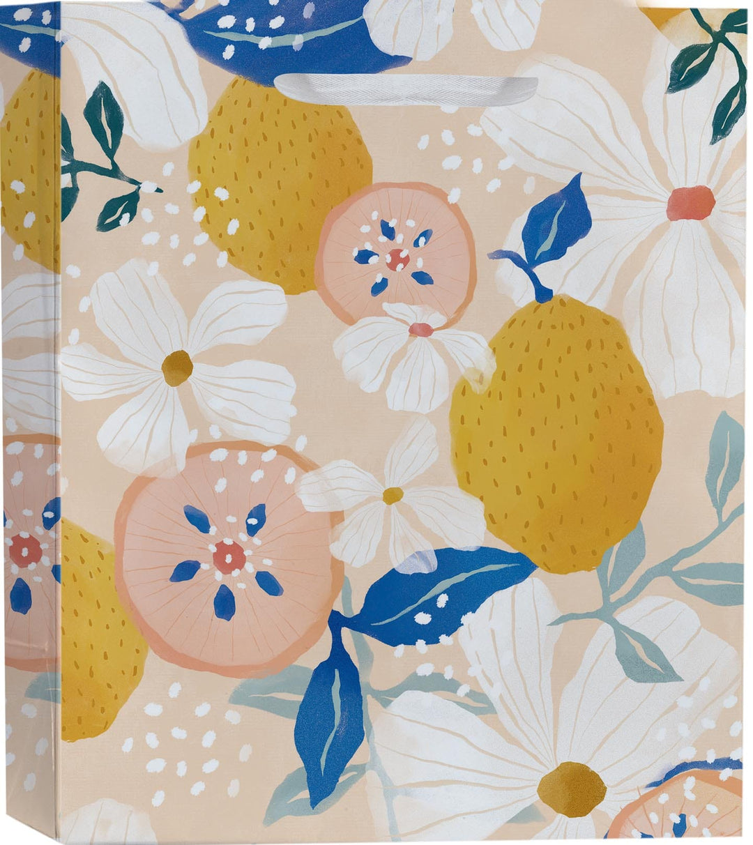 Design Design Party Citrus Floral Small Tote Bag