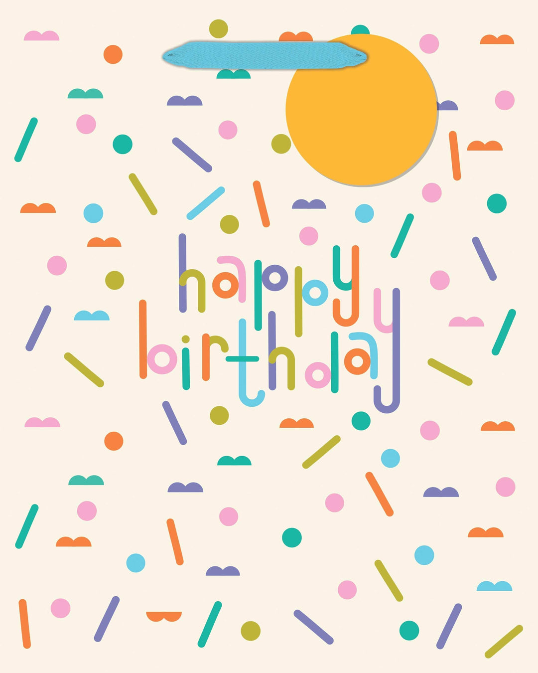 Design Design Party Dashes and Dots Medium Tote Bag