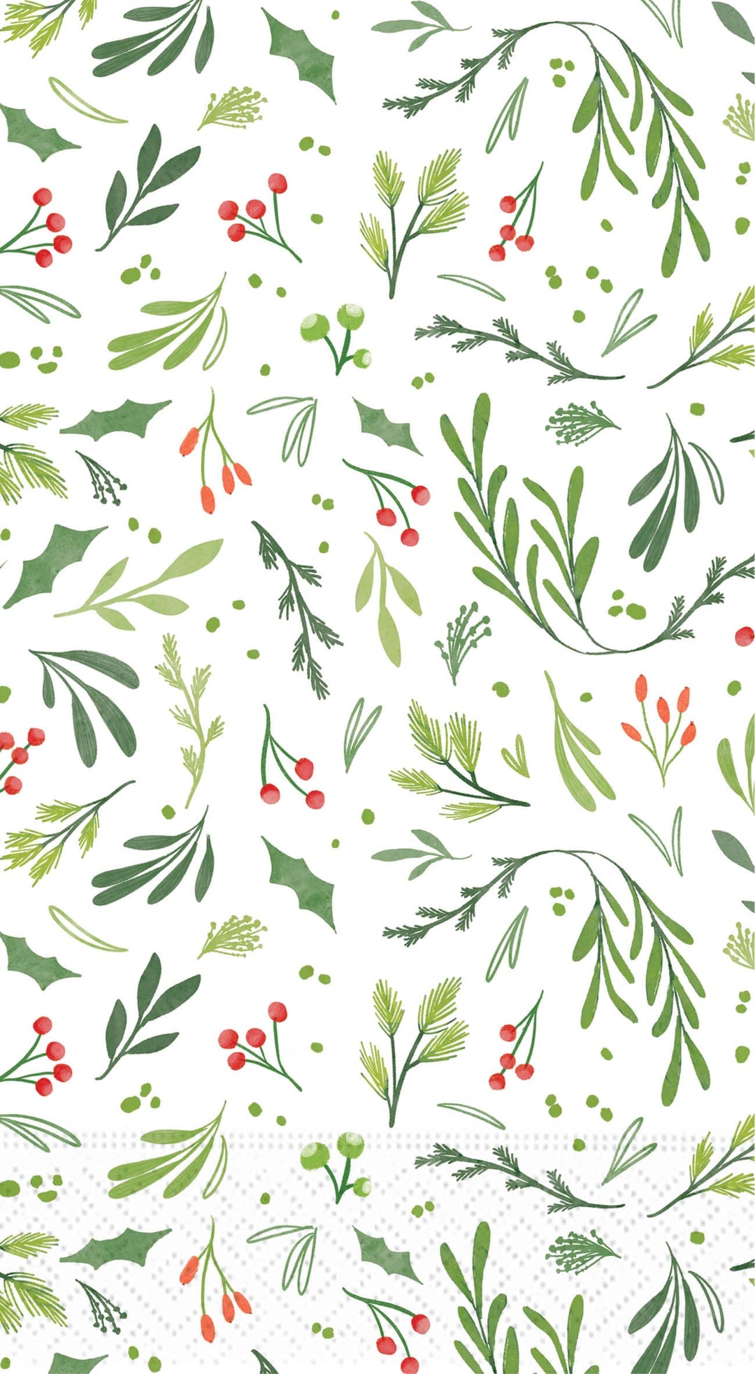 Design Design Party Festive Greenery Guest Towel Napkin